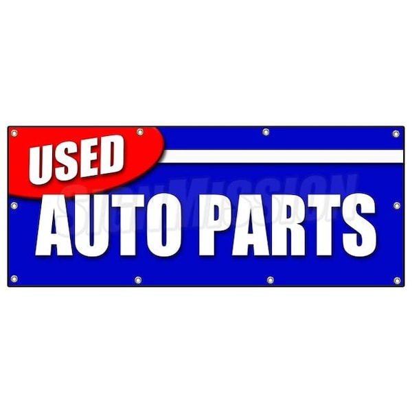 USED AUTO PARTS BANNER SIGN all makes junkyard junk yard you pick pull